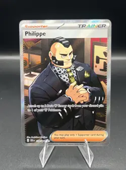 Philippe 110/086 Full Art Trainer Supporter Pokemon Card NM Chaos Rising - Image 1