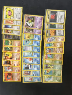 Pokemon TCG Vintage Card Lot 32 WOTC Neo era mostly lp - Image 1