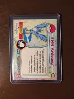 (Rare) (NM) 2000 Topps Pokemon Trading Cards Series 3 Articuno #144 - Blue logo - Image 2