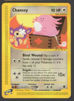 Chansey 72/165 Uncommon Non Holo NM Pokemon Card HQ Scan - Image 1