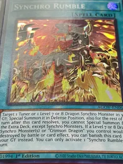 Cosmic Quasar Dragon + Synchro Rumble + Crimson Dragon | YuGiOh! - Image 4