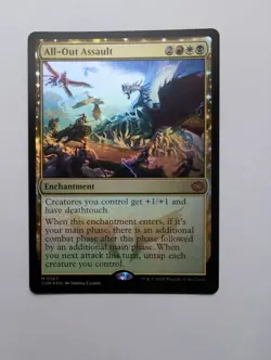 MTG All-Out Assault (TDM) Tarkir: Dragonstorm Foil Mythic 167 - Image 1