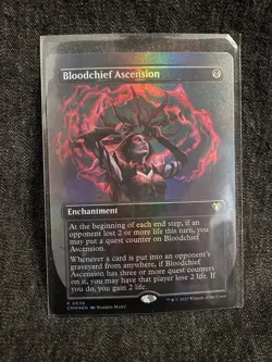 Magic the Gathering - Commander - Bloodchief Ascension (Borderless Foil) - Image 1