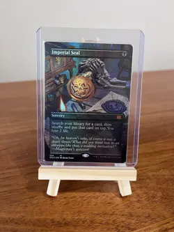 MTG Imperial Seal Double Masters 2022 354 Sorcery Black English Borderless Foil - Image 1
