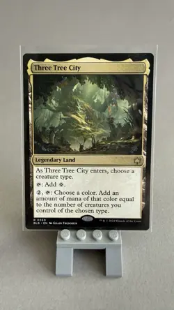 1x Three Tree City - Bloomburrow - NM - MTG - Image 1