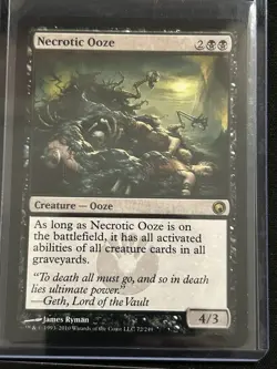 Necrotic Ooze #72 (LP) Scars of Mirrodin MTG - Image 3