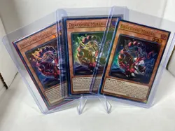 x3 Dracotail Mululu JUSH-EN005 Yugioh Justice Hunters 1st Edition + sealed token - Image 1