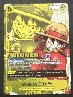 Monkey.D.Luffy (Winner Pack 2026 Vol. 2) One Piece Promotion Cards P-106 Foil - Image 1