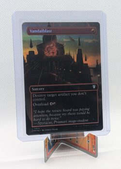 MTG - Vandalblast - FOIL Borderless Uncommon #646 - Commander Masters NM - Image 1
