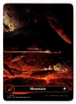 Mountain (0265) (Borderless) 265 Edge of Eternities Normal NM - Image 1