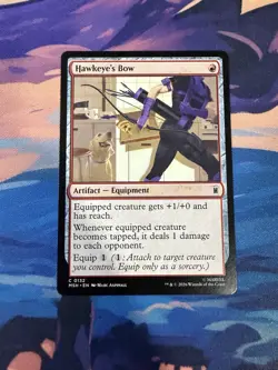 Hawkeye's Bow C Marvel Super Heroes 132 NM - Image 1
