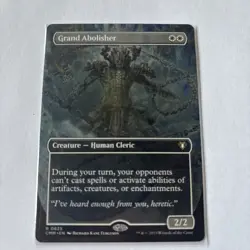 GRAND ABOLISHER (BORDERLESS) Commander Masters Magic MTG MINT CARD - Image 1