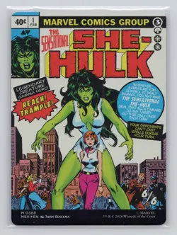 Jennifer Walters Borderless Foil M Marvel Super Heroes 388 NM - Image 1