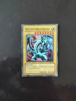 Yu-Gi-Oh! Blue-Eyes White Dragon Kaiba Evolution SKE-001 Unlimited Super Rare MP - Image 1