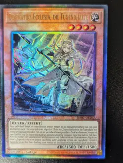 Dogmatika Ecclesia, die Tugendhafte RA01-DE020 Ultimate Rare Deutsch EX YUGIOH - Image 1