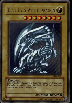 Blue-Eyes White Dragon 2002 Yu-Gi-Oh! Starter Deck Kaiba SDK-001 Unlimited - Image 1