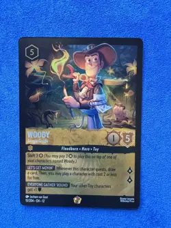 Ravensburger Disney Lorcana TCG Woody - Jungle Guide 15/204 Rare Cold Foil EN - Image 1