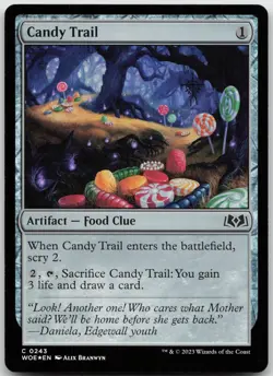 Candy Trail 243 Common Wilds of Eldraine Magic: The Gathering Foil Near Mint - Image 1