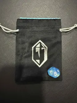 Magic: The Gathering Final Fantasy Prerelease Dice Bag and D10 Set - Image 1