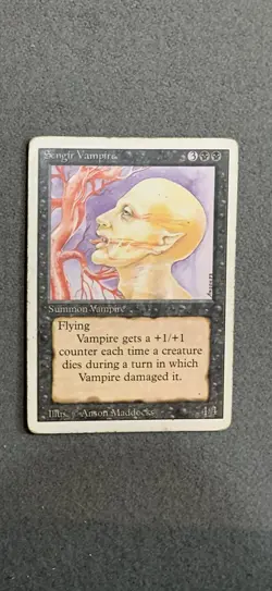 Magic: the Gathering MTG Sengir Vampire 3rd Edition Revised Moderately Played/MP - Image 1