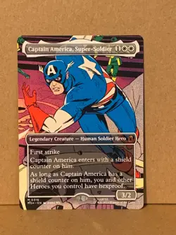 MTG Marvel Super Heroes - Captain America, Super - Soldier - 0316 - Non Foil - Image 1