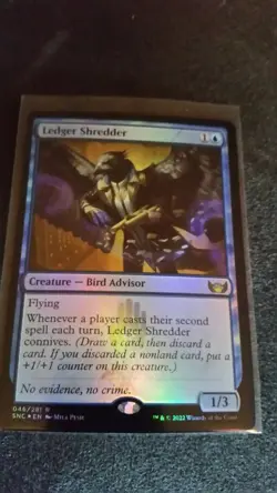MTG STREETS OF NEW CAPENNA LEDGER SHREDDER RARE FOIL - Image 1
