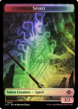 Magic The Gathering MTG VAMPIRE // SPIRIT TOKEN FOIL The Lost Caverns of Ixalan - Image 2