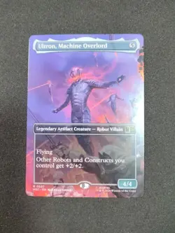 Mint/Near-Mint, English - 1 x MTG Ultron, Machine Overlord - Borderless Commande - Image 1