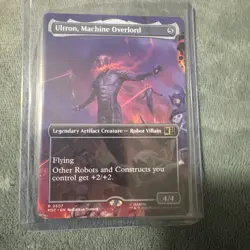 Mint/Near-Mint, English - 1 x MTG Ultron, Machine Overlord - Borderless Commande - Image 1