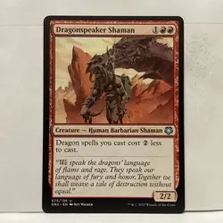 MTG Dragonspeaker Shaman Magic: The Gathering Game Night: Free-For-All #075 - Image 1