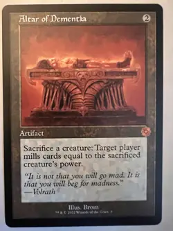 The Brothers' War Altar of Dementia Retro Frame Artifact MtG NM Magic - Image 1