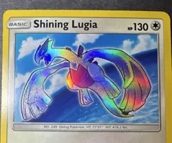 Pokemon TCG Shining Lugia SM82 - 2017 Shining Legends Promo - Holo Rare - Image 5