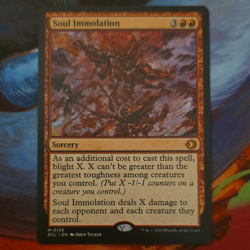 Wizards of the Coast Soul Immolation 0156 Eclipse Red Sorcery Eng 2026 - Image 1
