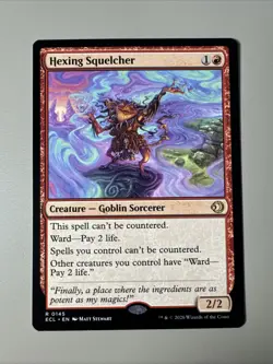 Hexing Squelcher - Regular Rare #145 NM Pack Fresh Lorwyn Eclipsed MTG - Image 1