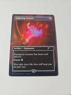 Lightning Greaves (2526) - Foil - Secret Lair MTG - Image 1