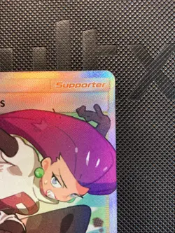 Jessie and James 68/68 Ultra Rare Full Art Hidden Fates Pokemon Card TCG - Image 4