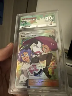 Pokemon TCG Jessie James 68/68 Hidden Fates Full Art Ultra Rare Ace Graded 10 - Image 3