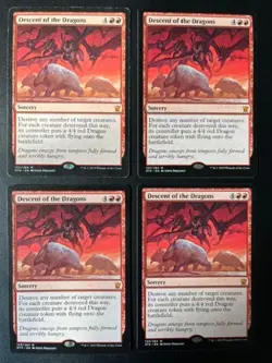 MTG- Descent of the Dragons x4 - Dragons of Tarkir - Image 1