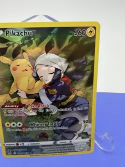Pokemon Card 2022 TCG Pikachu TG05/TG30 Full Art Lost Origin Trainer NM - Mint - Image 4