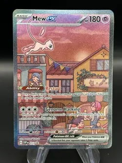 053 Mew ex Pokemon TCG Black Star 151 UPC Promo Card SVP Scarlet Violet - Image 1