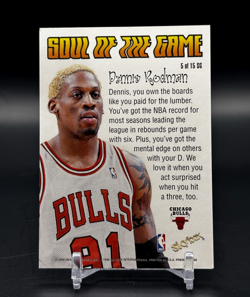 1998-99 Skybox Premium - Soul of the Game Dennis Rodman #5 *READ* - Image 2