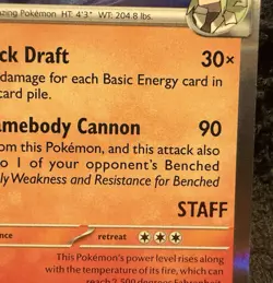 Pokemon Card N's Darmanitan 181 Black Star Promo Journey Together STAMP STAFF - Image 4