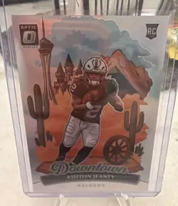 2025 Panini Donruss Optic - Downtown! Ashton Jeanty #11 (RC) - Image 1