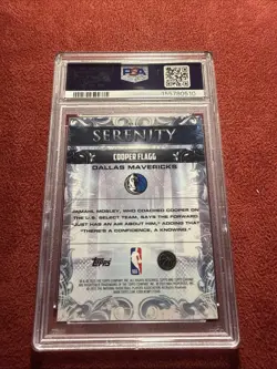 2025-26 Topps Chrome - Serenity Cooper Flagg #SY-11 (RC) PSA 10 - Image 2