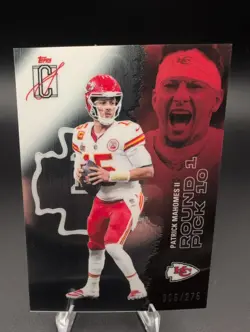 2025 Topps Signature Class Patrick Mahomes II Chiefs Silver 005/275 - Image 1
