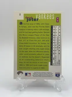 Upper Deck 1995 Collector's Choice Rookie Class Derek Jeter Yankees #2 Rookie - Image 2