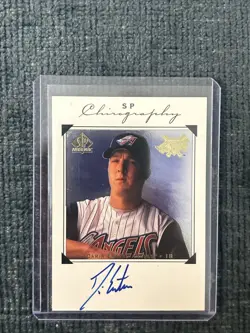 1998 SP Authentic Chirography Darin Erstad #DE Auto Angels SP - Image 1