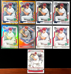 GAGE WOOD 2026 Donruss OPTIC RATED PROSPECT ORANGE SCOPE /79 - Phillies RC Lot 9 - Image 1