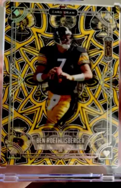 Wild Card 5 Card Draw Ben Roethlisberger Steelers Parallel 5CDTCf2-BR “Tie dye” - Image 1