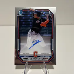 Topps Bowman Chrome 2026 Gabriel Rodriguez 1st Bowman Auto CPA-GR Guardians - Image 1